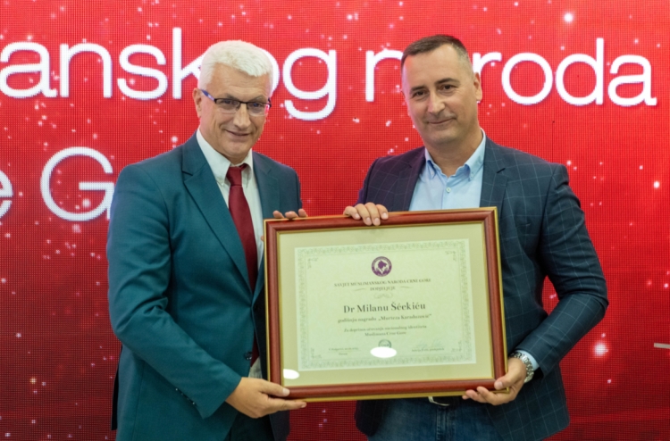 dr Milan Šćekić dobitnik nagrade “Murteza Karadjuzović”