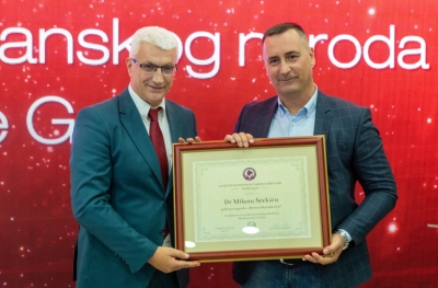 dr Milan Šćekić dobitnik nagrade “Murteza Karadjuzović”