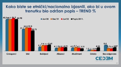Posljednja istraživanja: Raste  broj nacionalnih Muslimana
